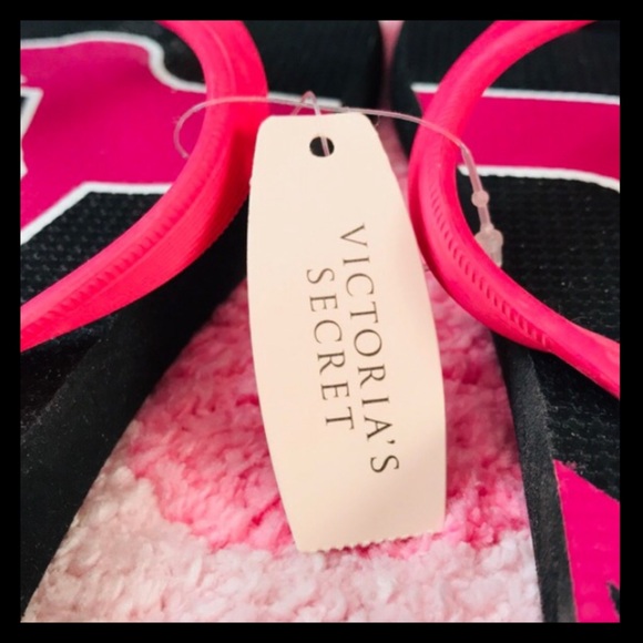 💕ⓅⒾⓃⓀ ⓋⓈ Vintage Pink Dog Flip Flops NWT💕 - Picture 6 of 6